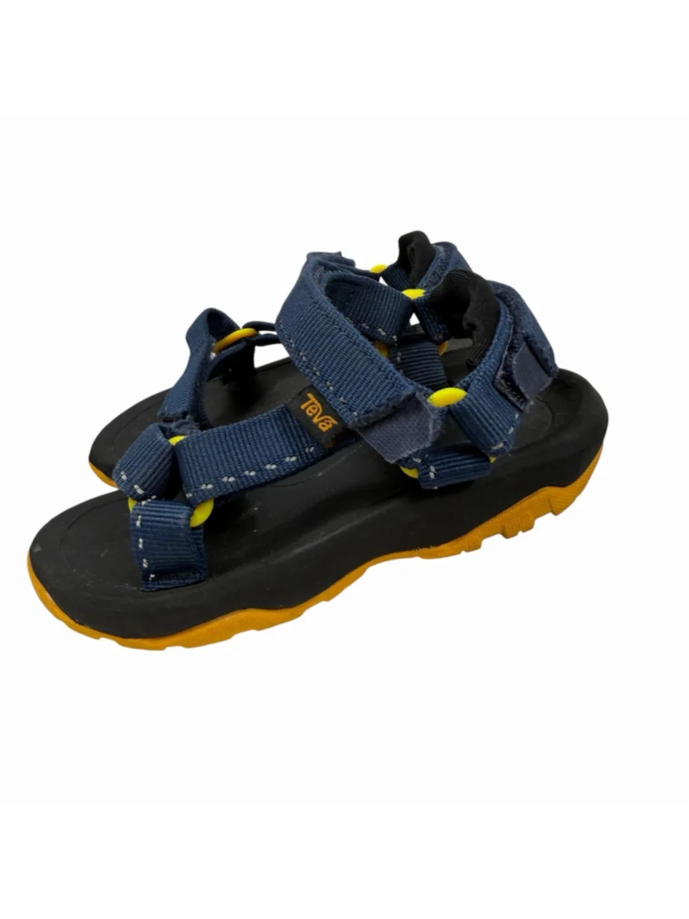 Teva Hurricane XLT 2 Speck Navy Yellow Outdoor Sandals Toddler Size 8